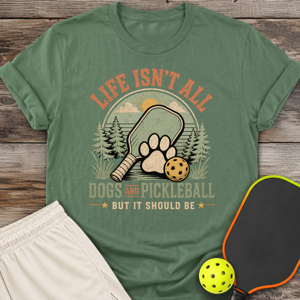 Dogs & Pickleball T-Shirt