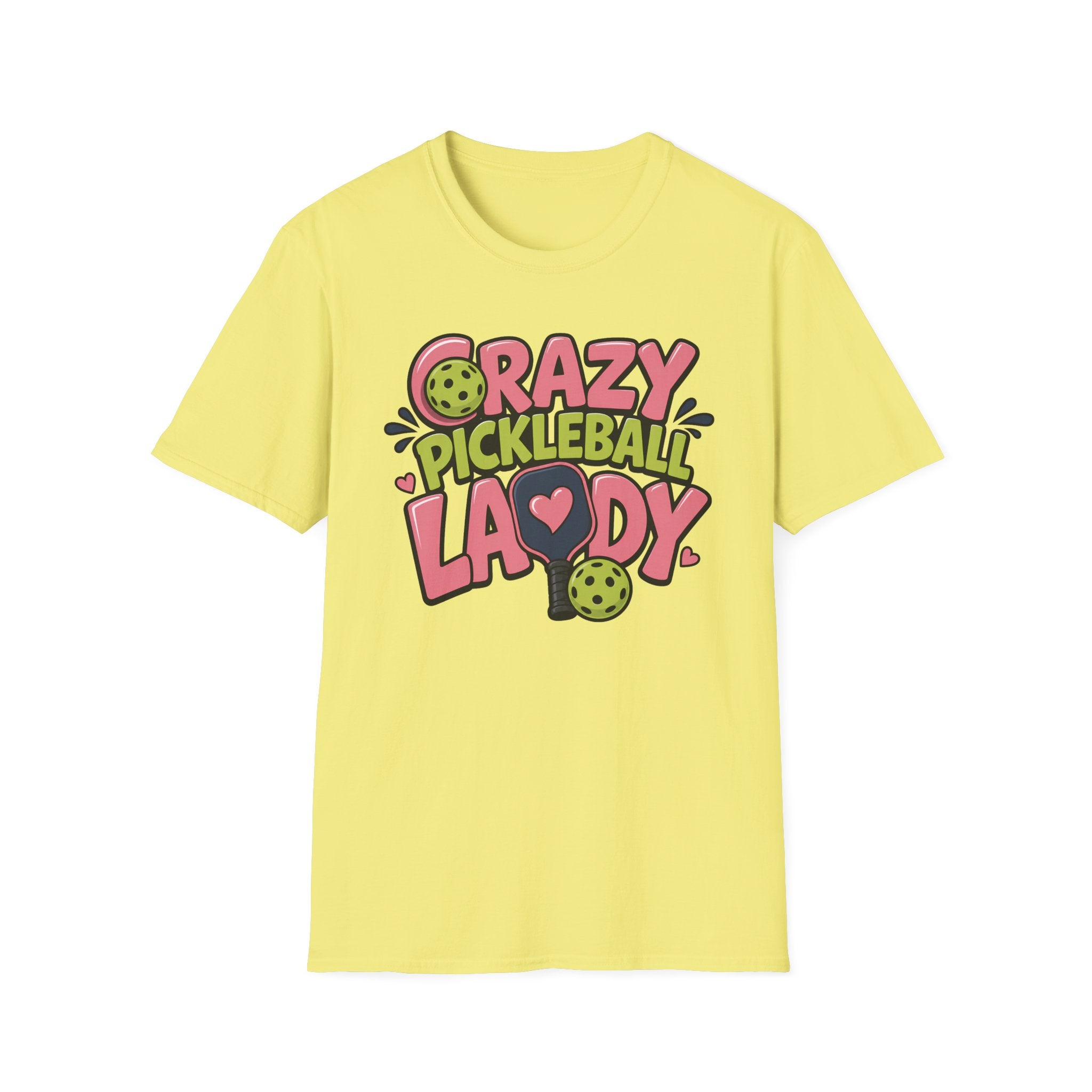 Crazy Pickleball Lady T-Shirt