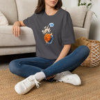Watercolor basketball scene T-Shirt