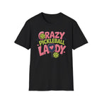 Crazy Pickleball Lady T-Shirt