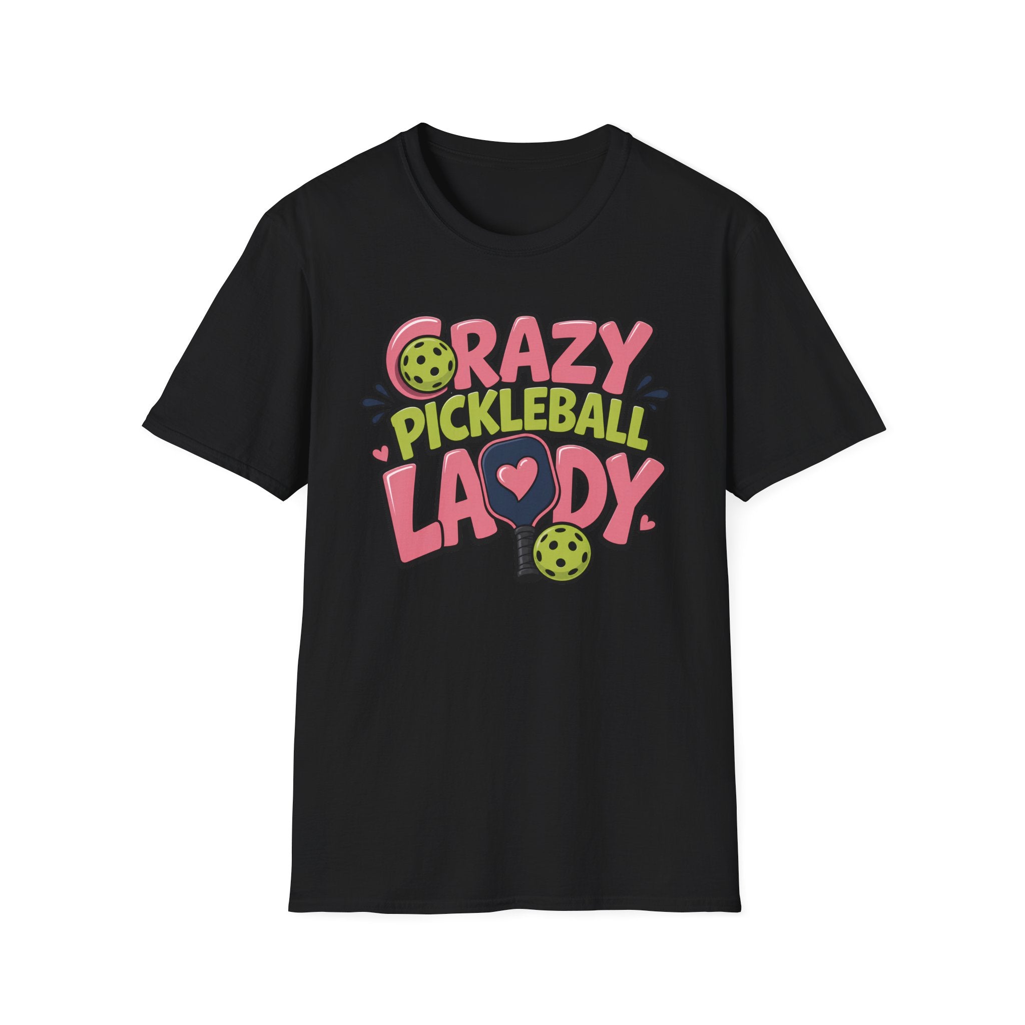 Crazy Pickleball Lady T-Shirt