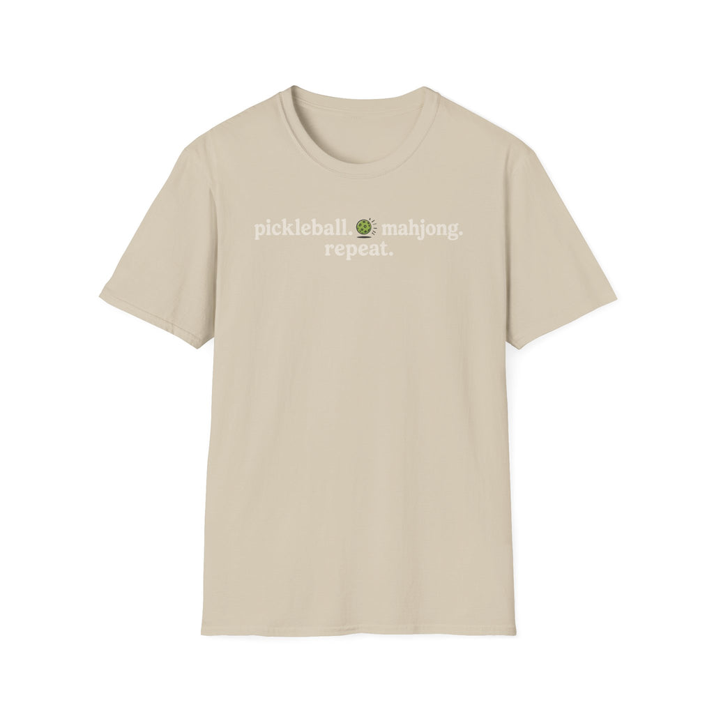 Pickleball Meets Mahjong T-Shirt
