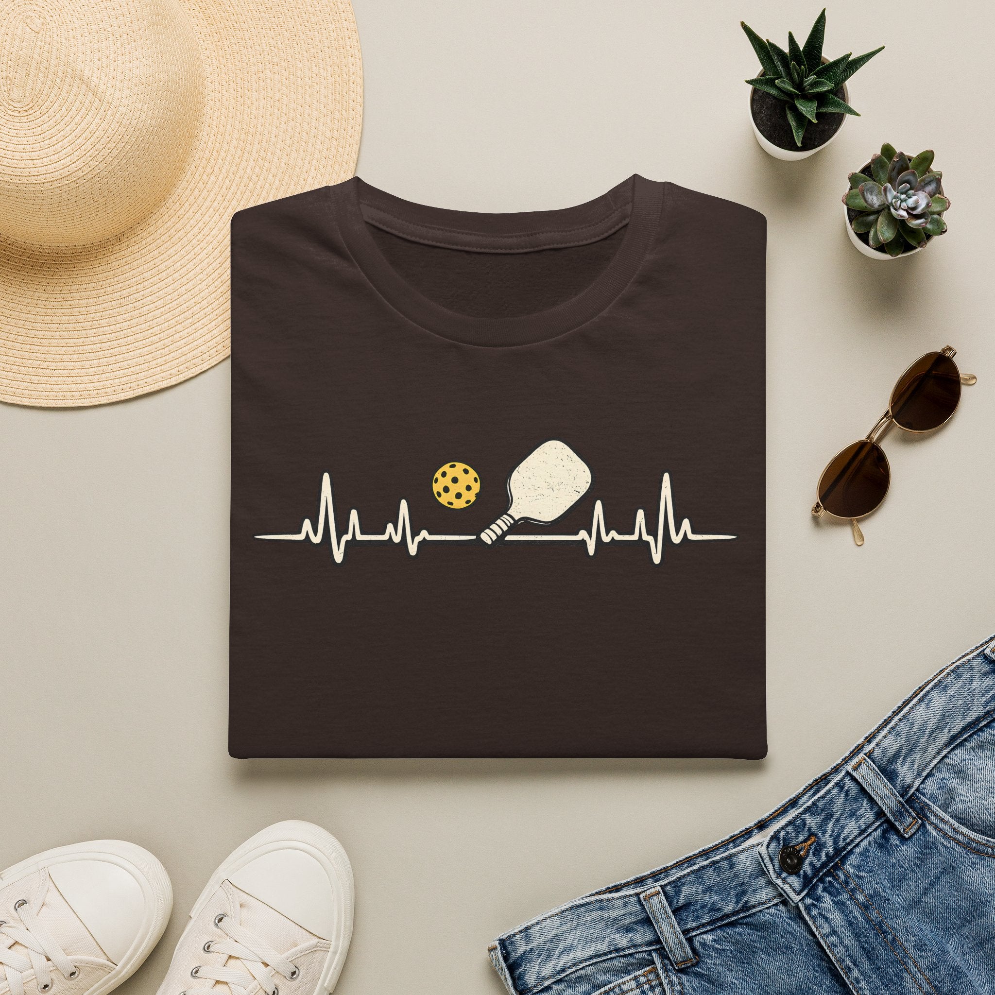 Pickleball Heartbeat T-Shirt