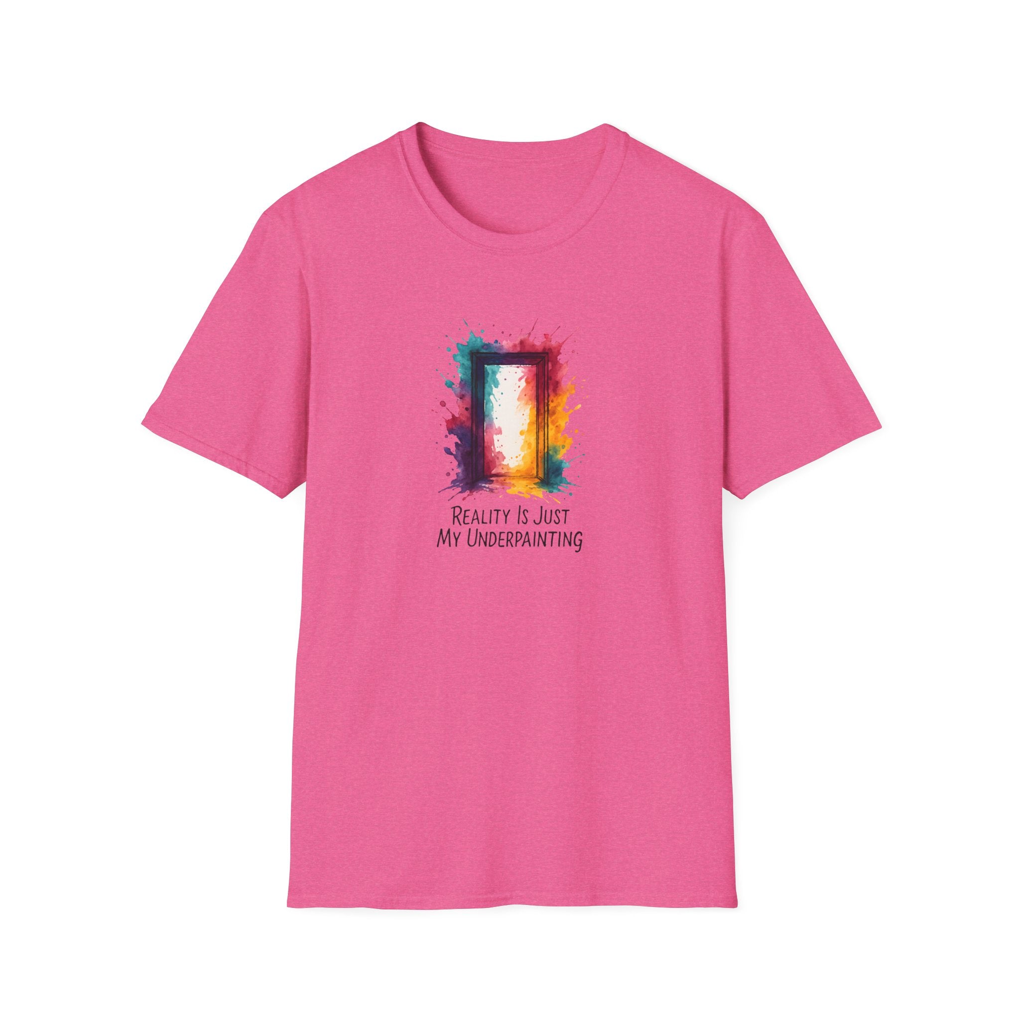 Rainbow Watercolor Frame T-Shirt