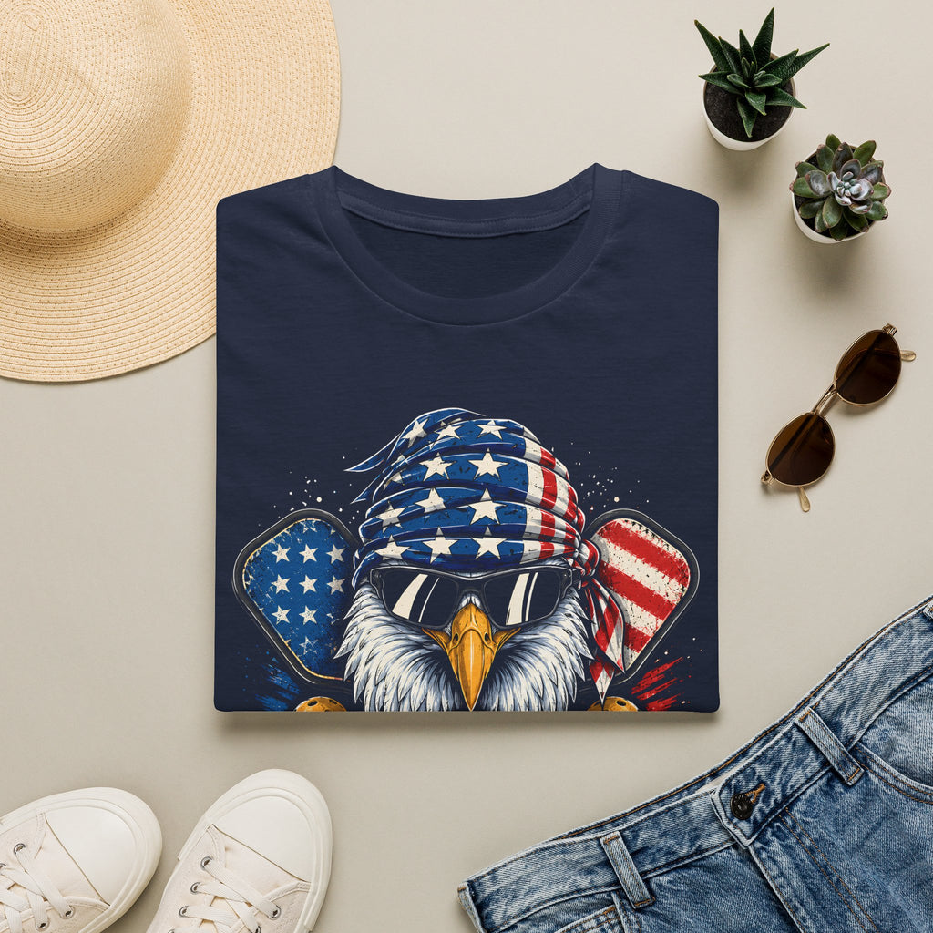 Patriotic Pickleball Eagle T-Shirt