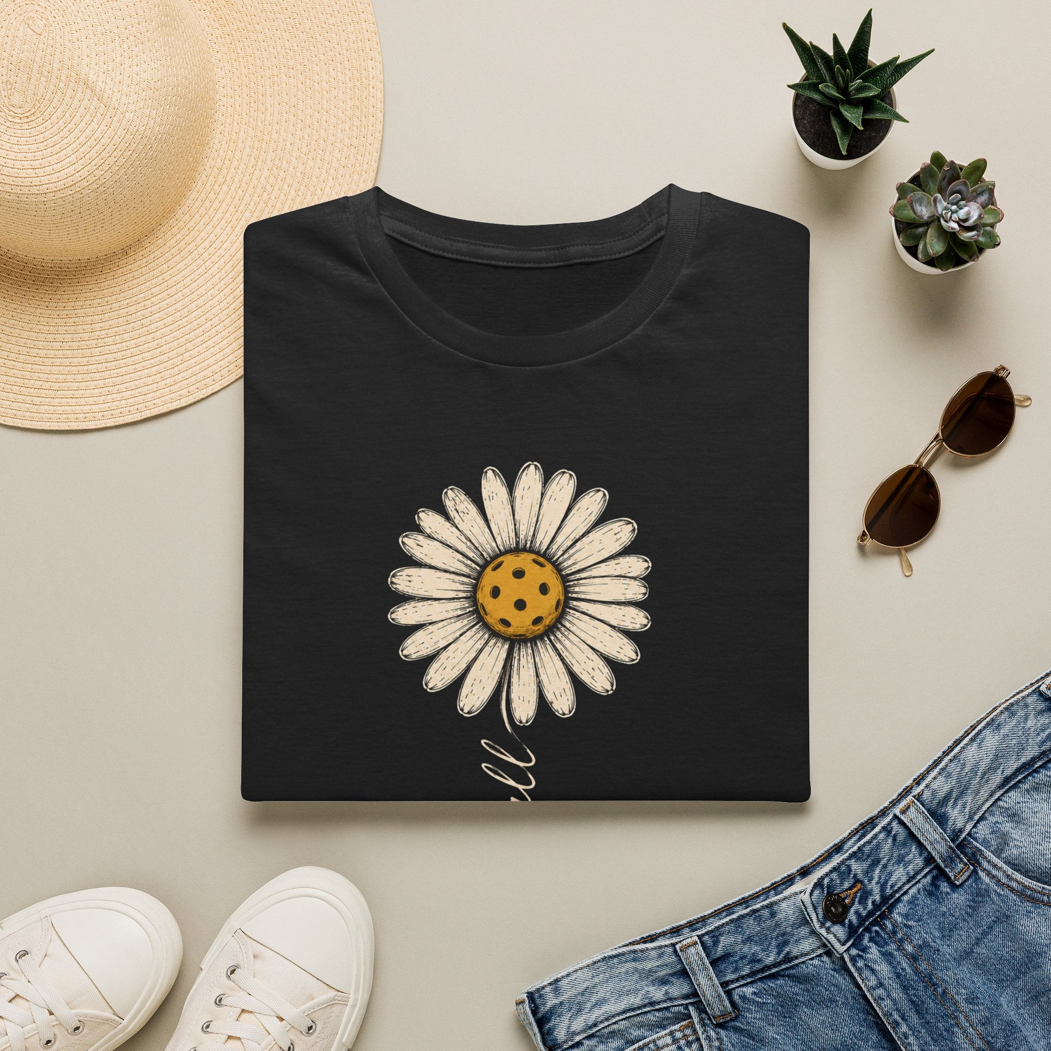 Pickleball Flower T-Shirt