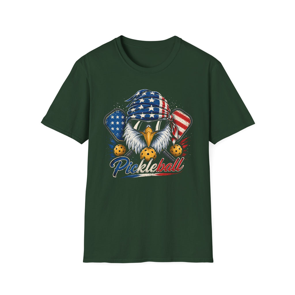 Patriotic Pickleball Eagle T-Shirt