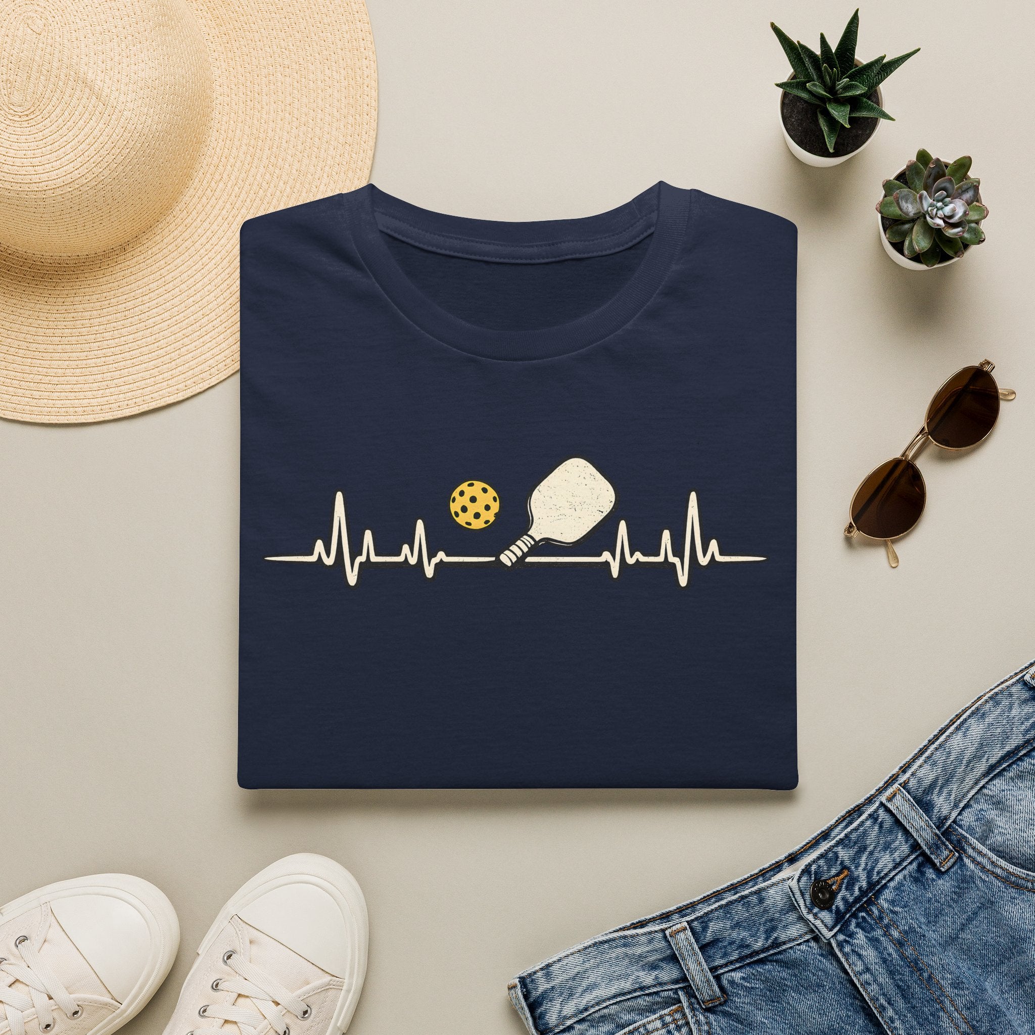 Pickleball Heartbeat T-Shirt