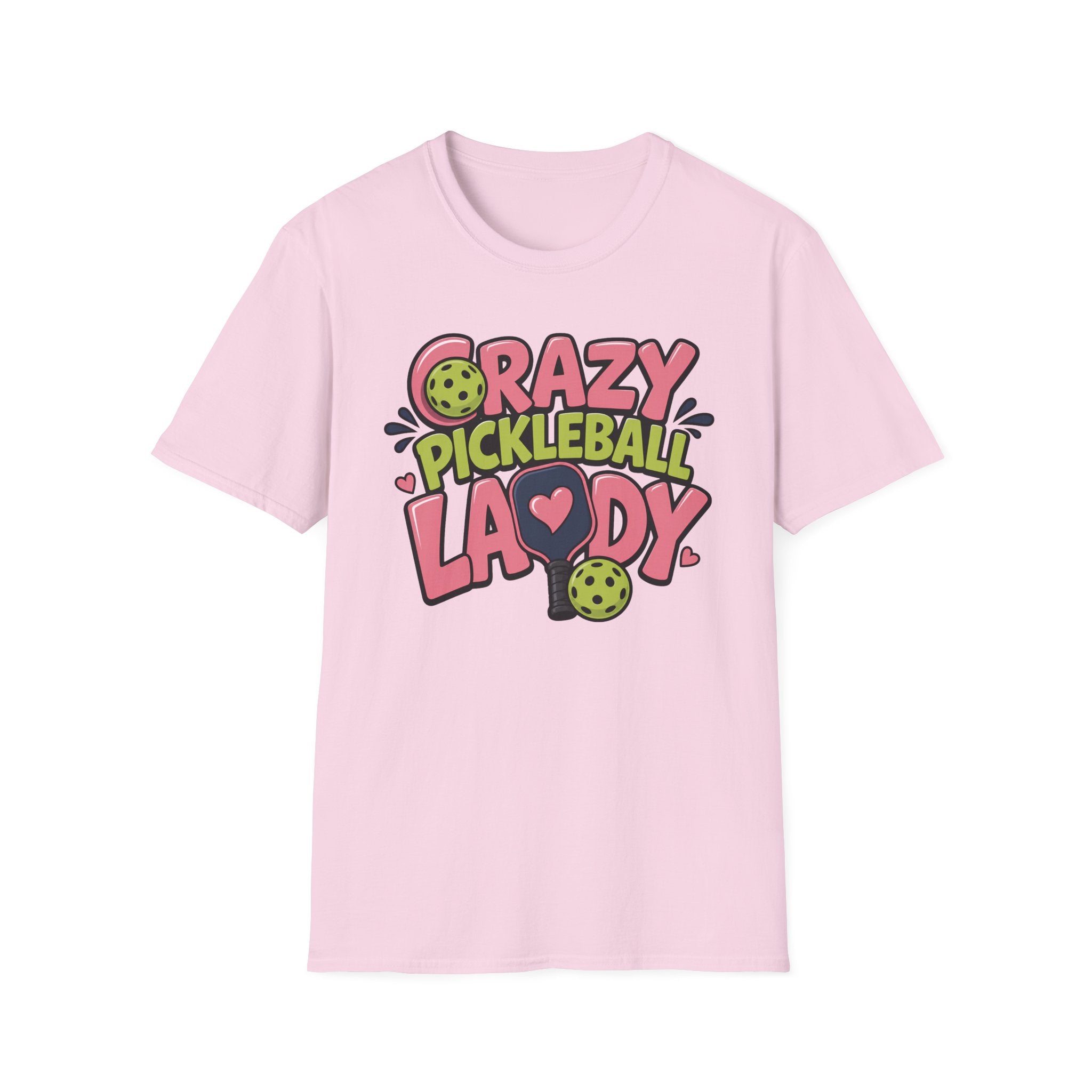 Crazy Pickleball Lady T-Shirt