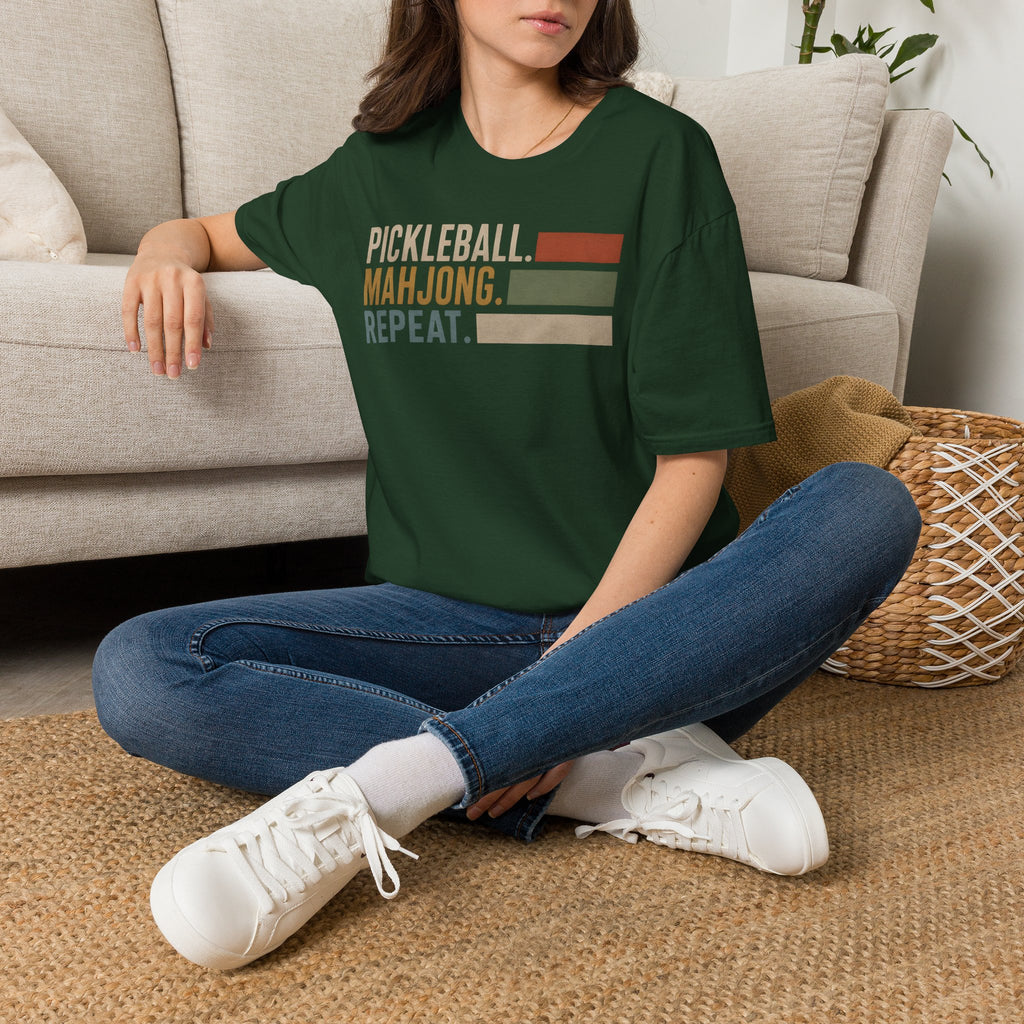 Pickleball Mahjong Repeat T-Shirt