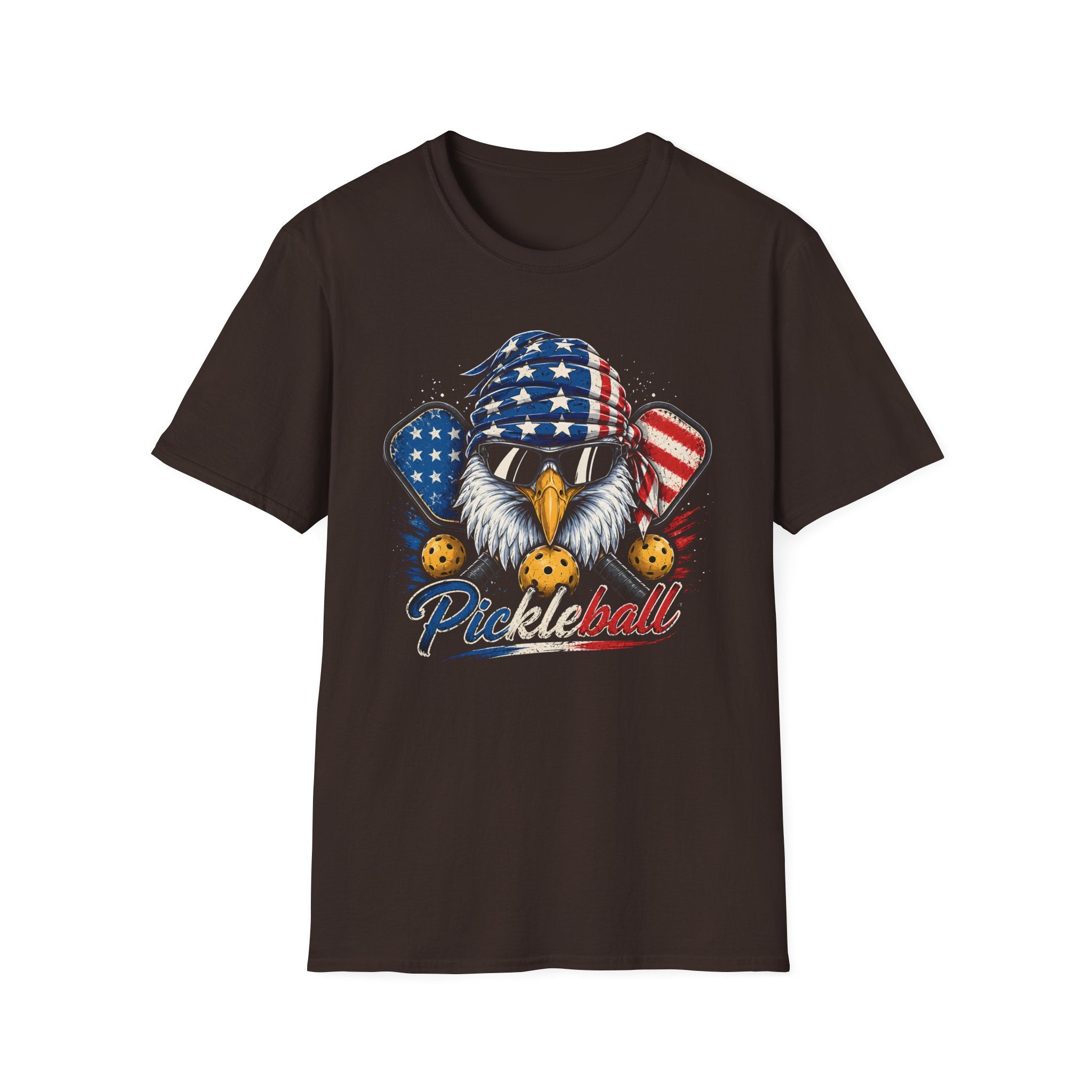 Patriotic Pickleball Eagle T-Shirt
