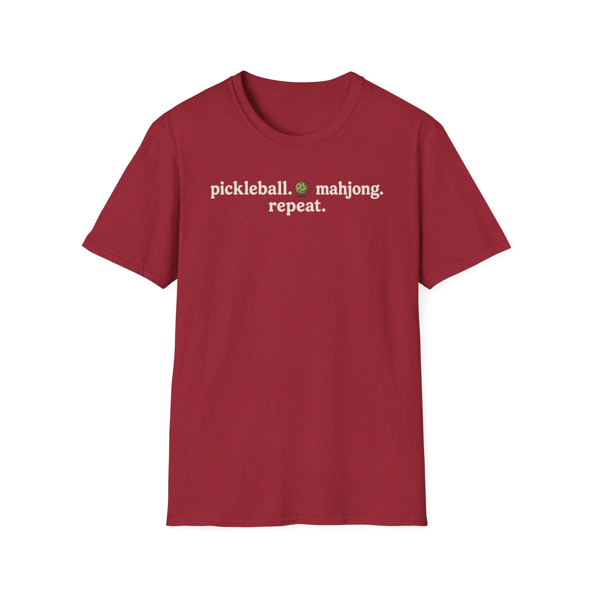 Pickleball Meets Mahjong T-Shirt