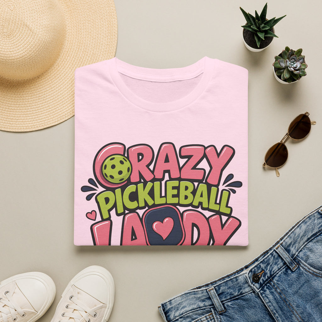 Crazy Pickleball Lady T-Shirt
