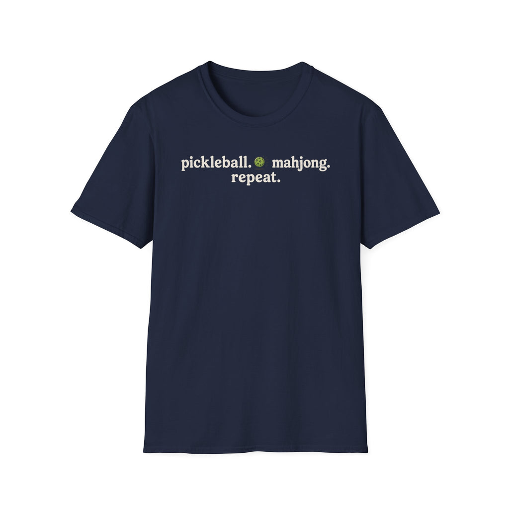 Pickleball Meets Mahjong T-Shirt