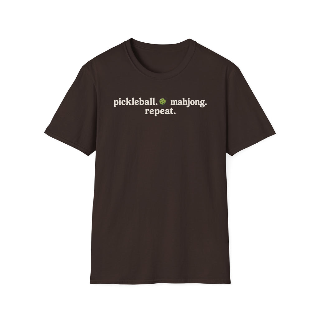 Pickleball Meets Mahjong T-Shirt