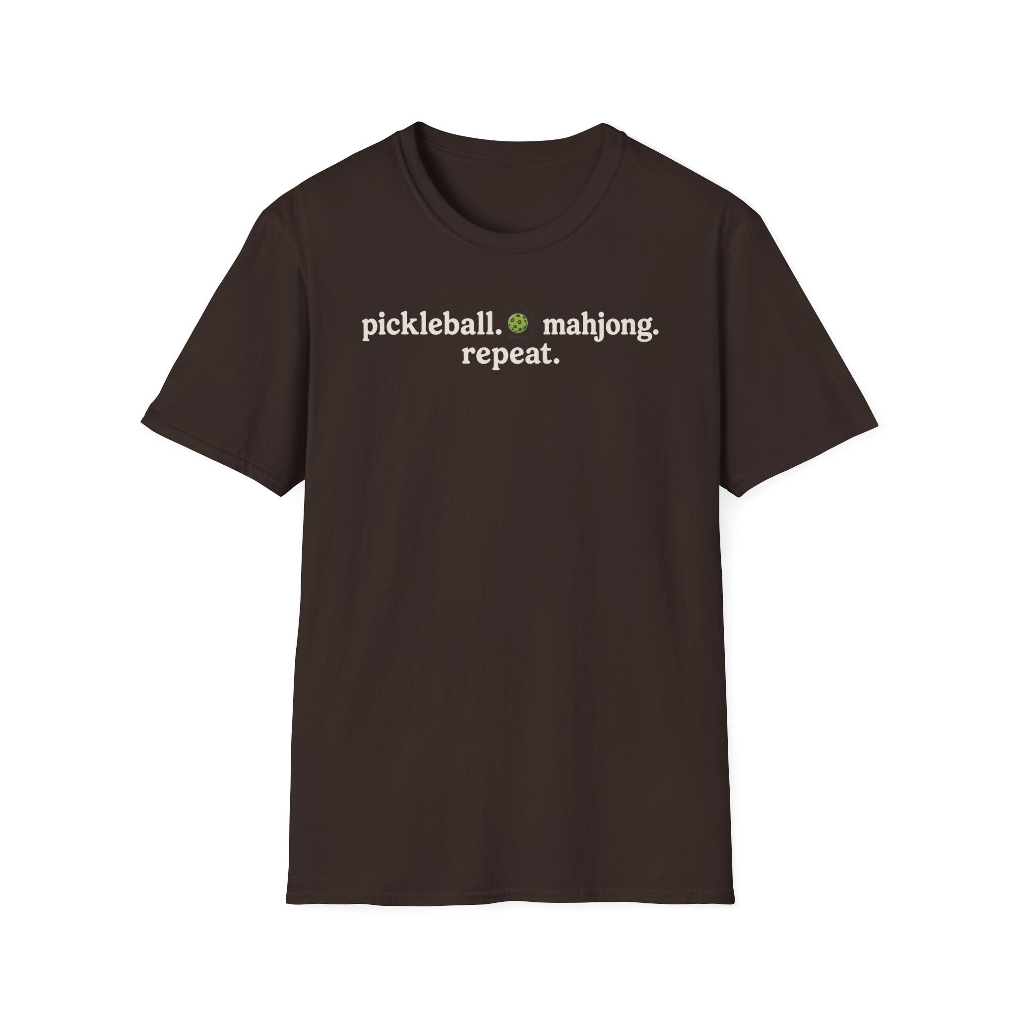 Pickleball Meets Mahjong T-Shirt