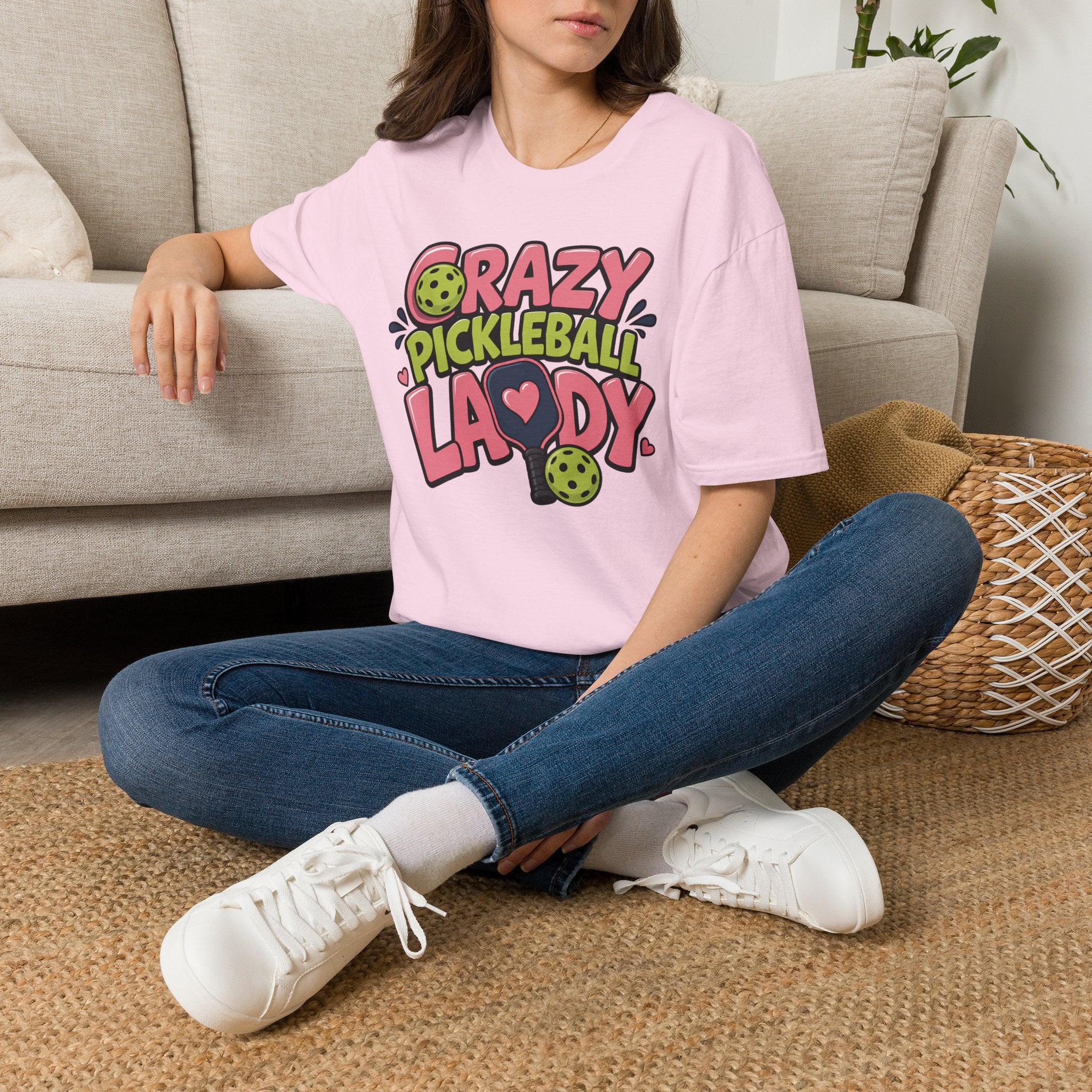 Crazy Pickleball Lady T-Shirt