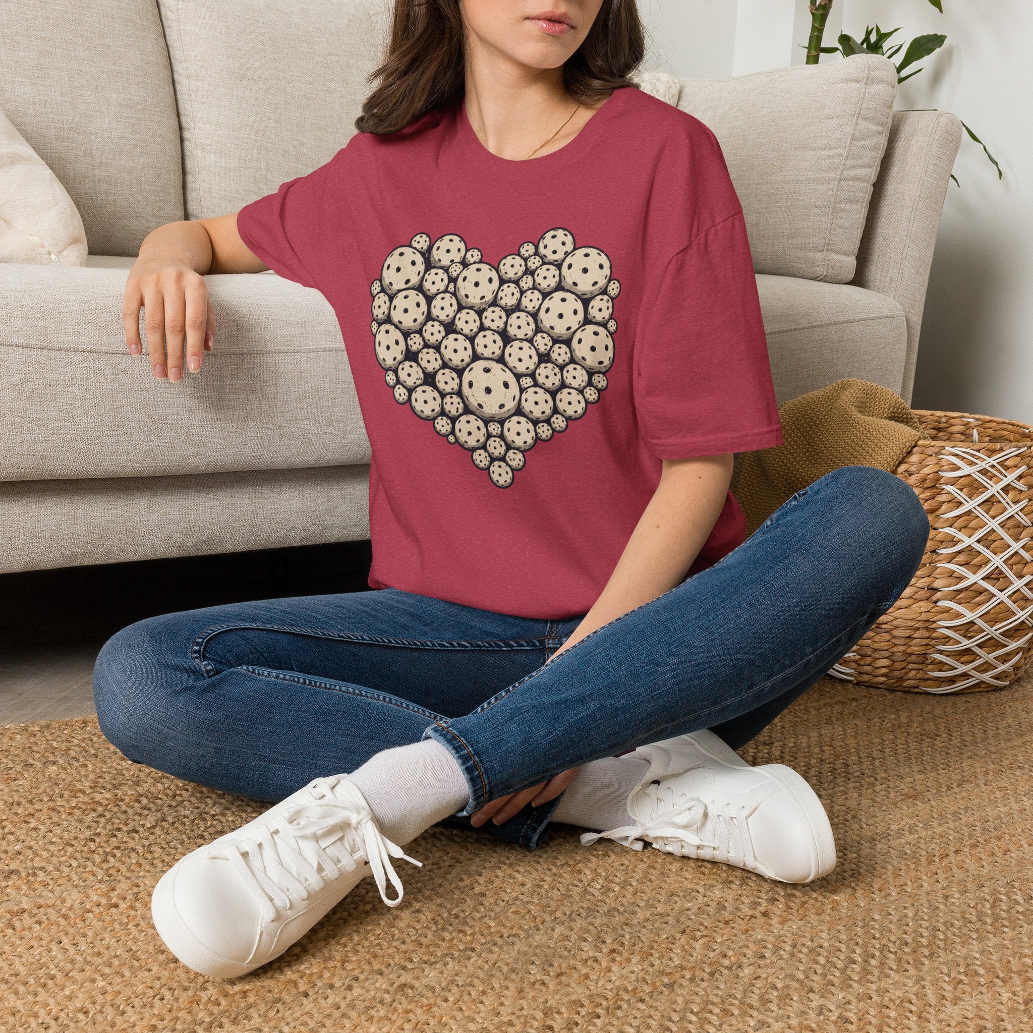Pickleball Heart T-Shirt