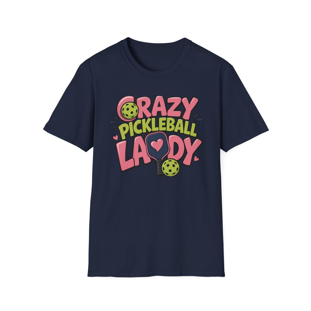 Crazy Pickleball Lady T-Shirt