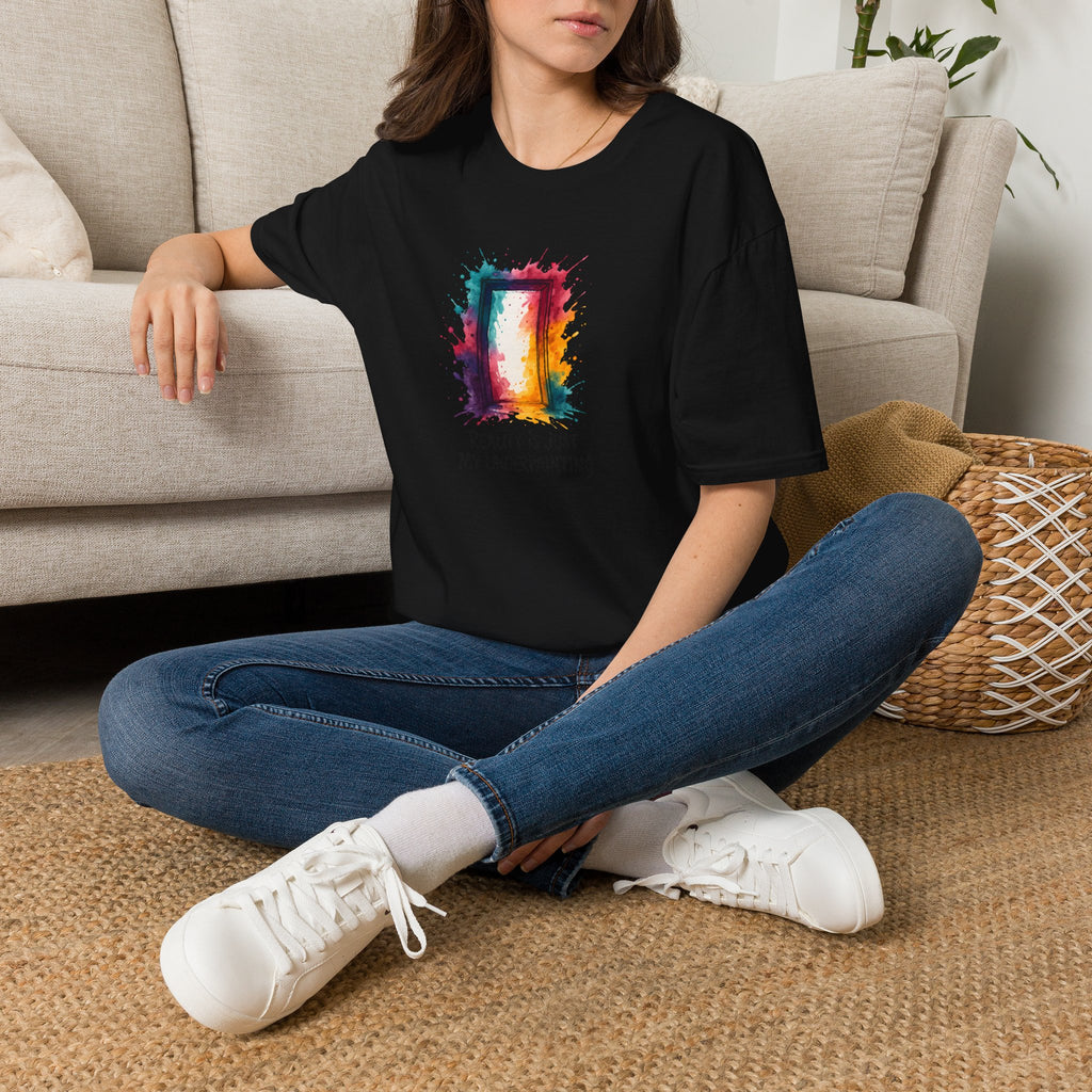 Rainbow Watercolor Frame T-Shirt