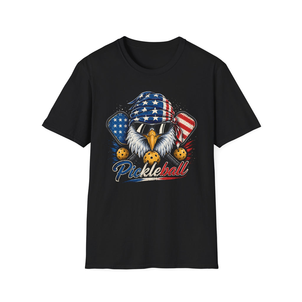 Patriotic Pickleball Eagle T-Shirt