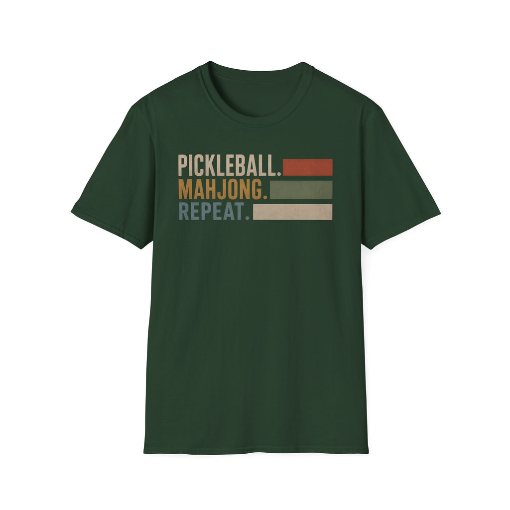 Pickleball Mahjong Repeat T-Shirt