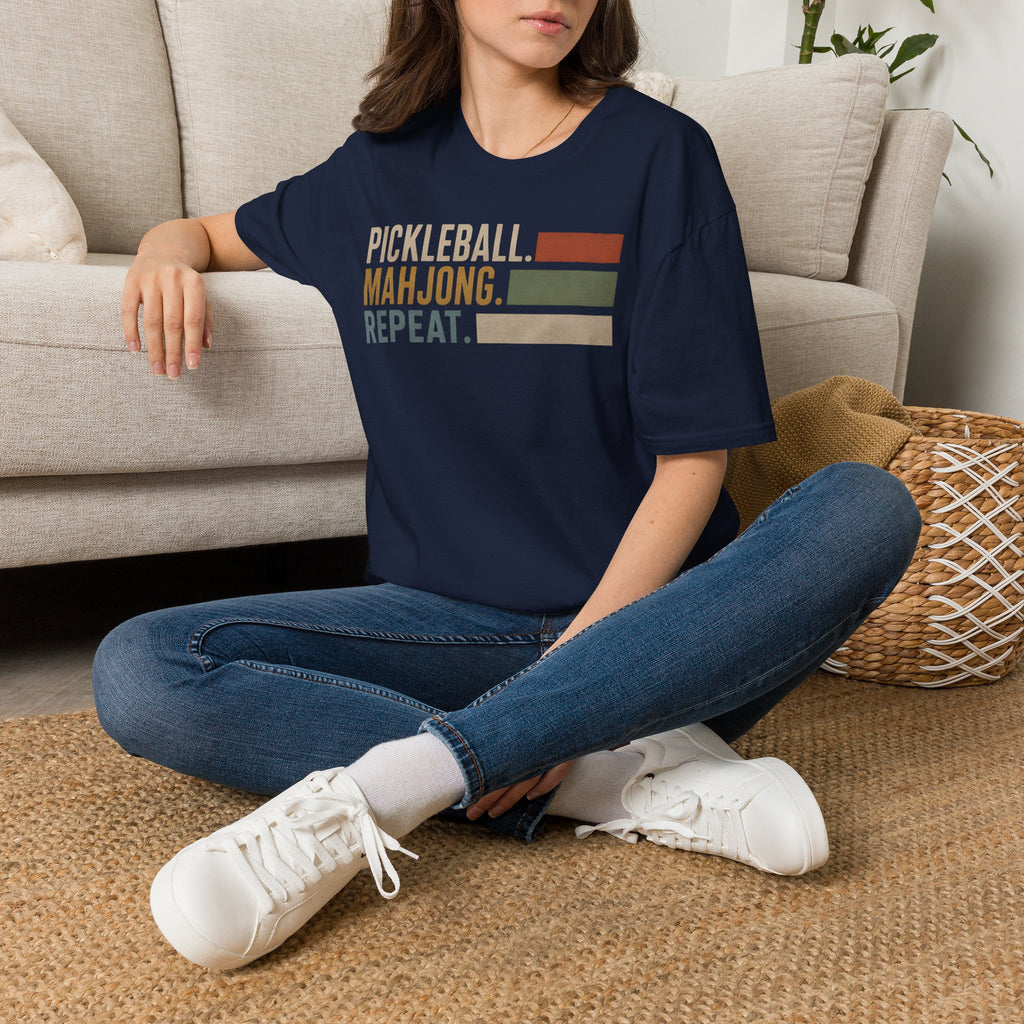 Pickleball Mahjong Repeat T-Shirt