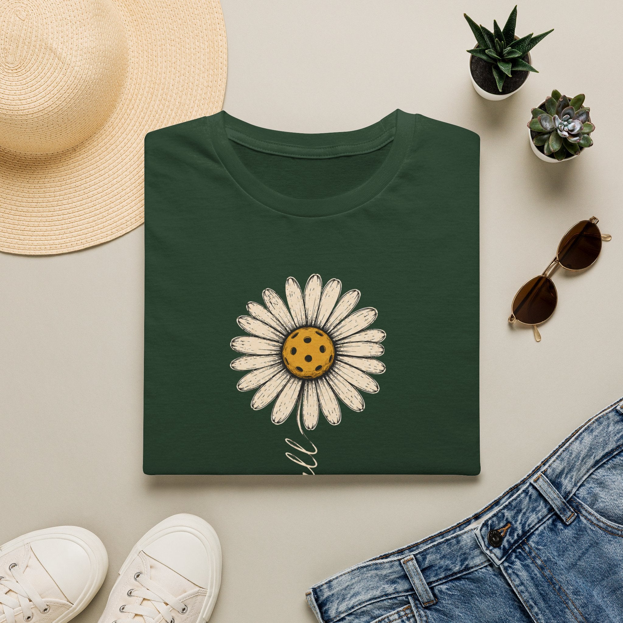 Pickleball Flower T-Shirt