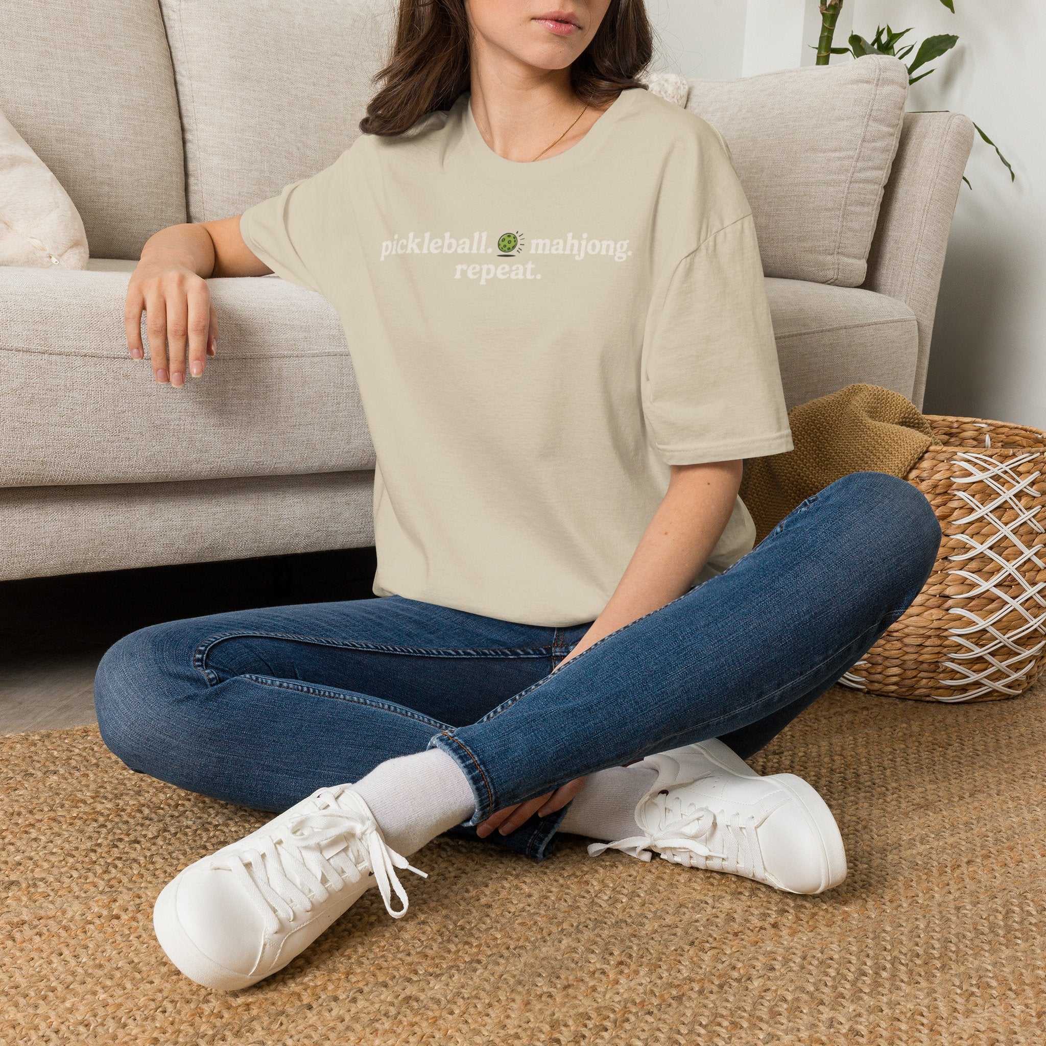 Pickleball Meets Mahjong T-Shirt