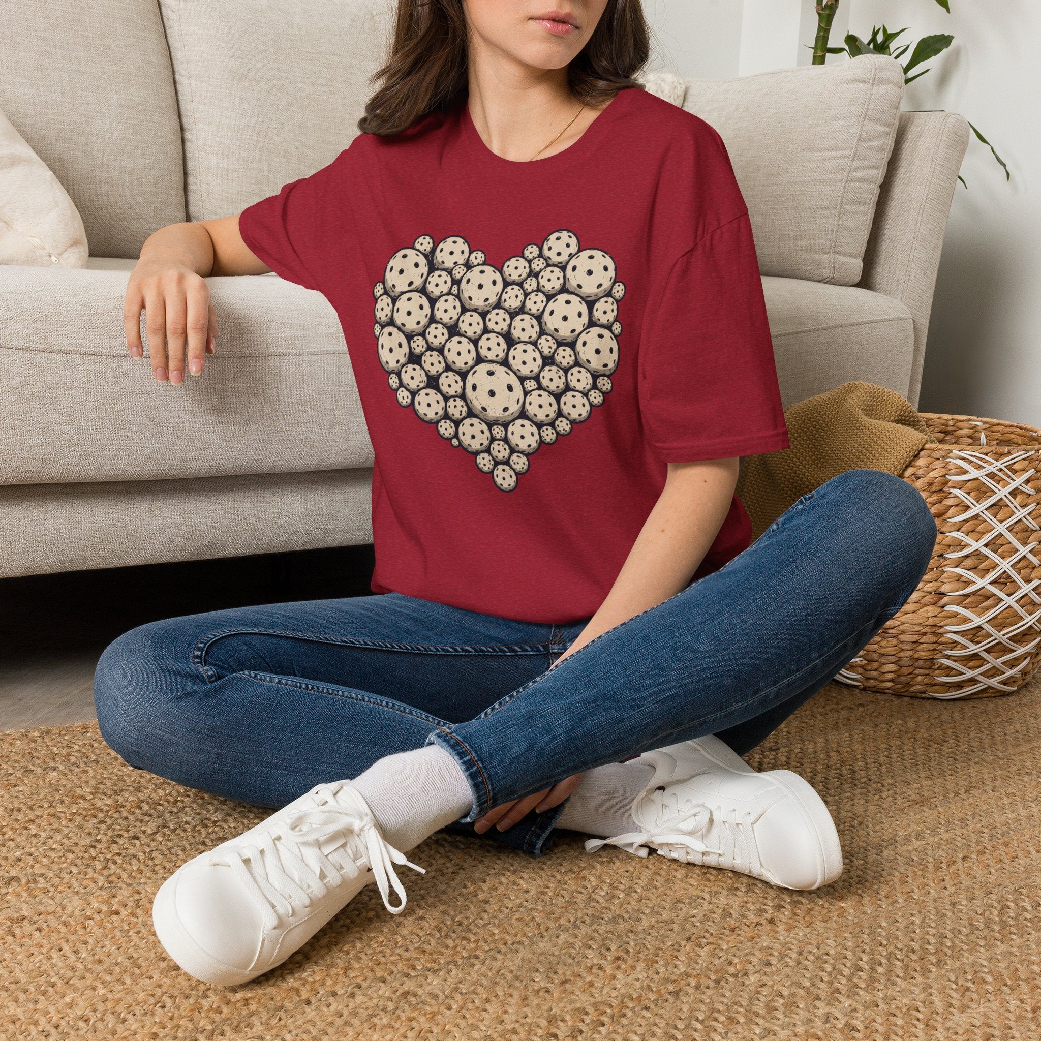 Pickleball Heart T-Shirt