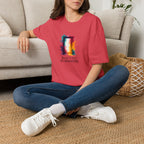 Rainbow Watercolor Frame T-Shirt
