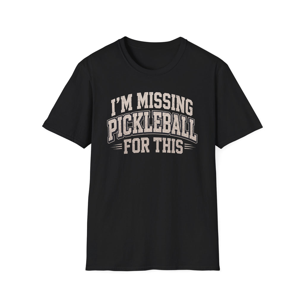Missing Pickleball for This T-Shirt