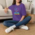 Puzzle Time Neon Heart T-Shirt