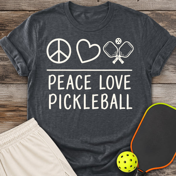 Peace Love Pickleball T-Shirt