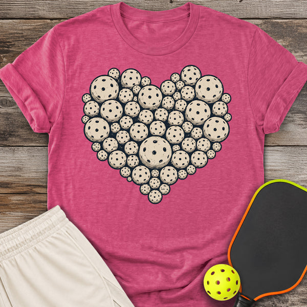 Pickleball Heart T-Shirt