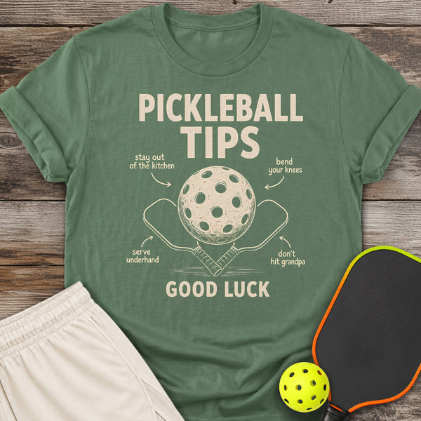 Pickleball Tips T-Shirt