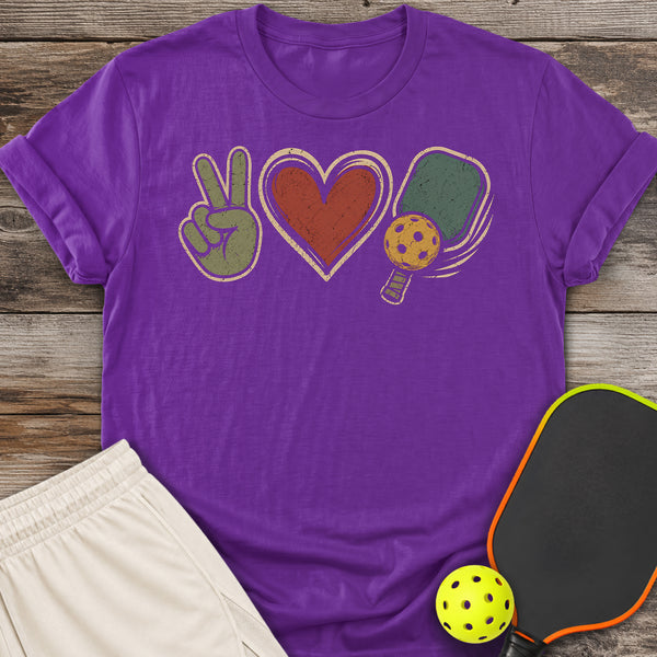 Peace Love Pickleball T-Shirt